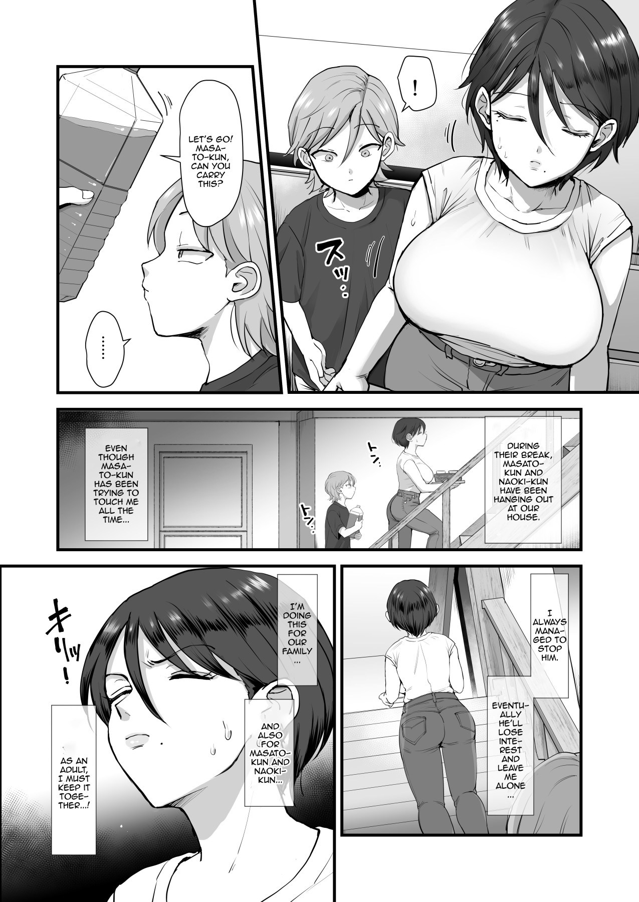 Hentai Manga Comic-A Narrow-Eyed Gentle Big-Breasted Mama-Chapter 2-3